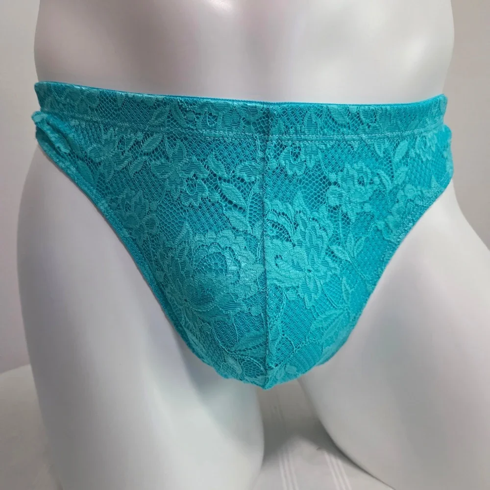 Cosabella Men's Luxury Italian Floral Lace G-String Designer Premium‎ Underwear
